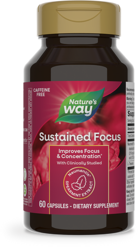 Nature's Way® | Sustained Focus, 60 capsules Sku:13691