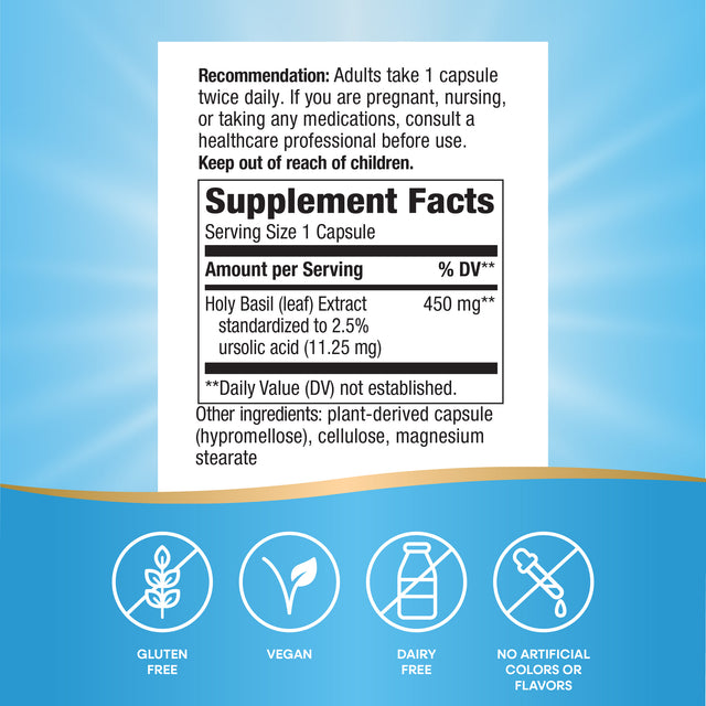 <{%MAIN7_15493%}>Nature's Way® | Holy Basil Standardized Extract
