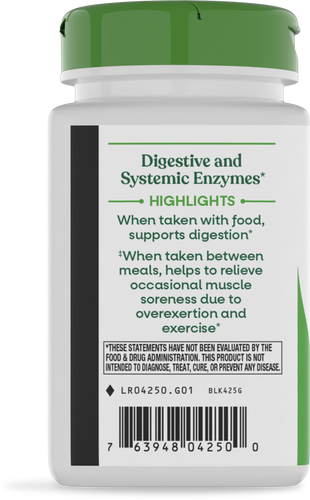 Nature's Way® | Mega-Zyme - left side of pack Sku:04250