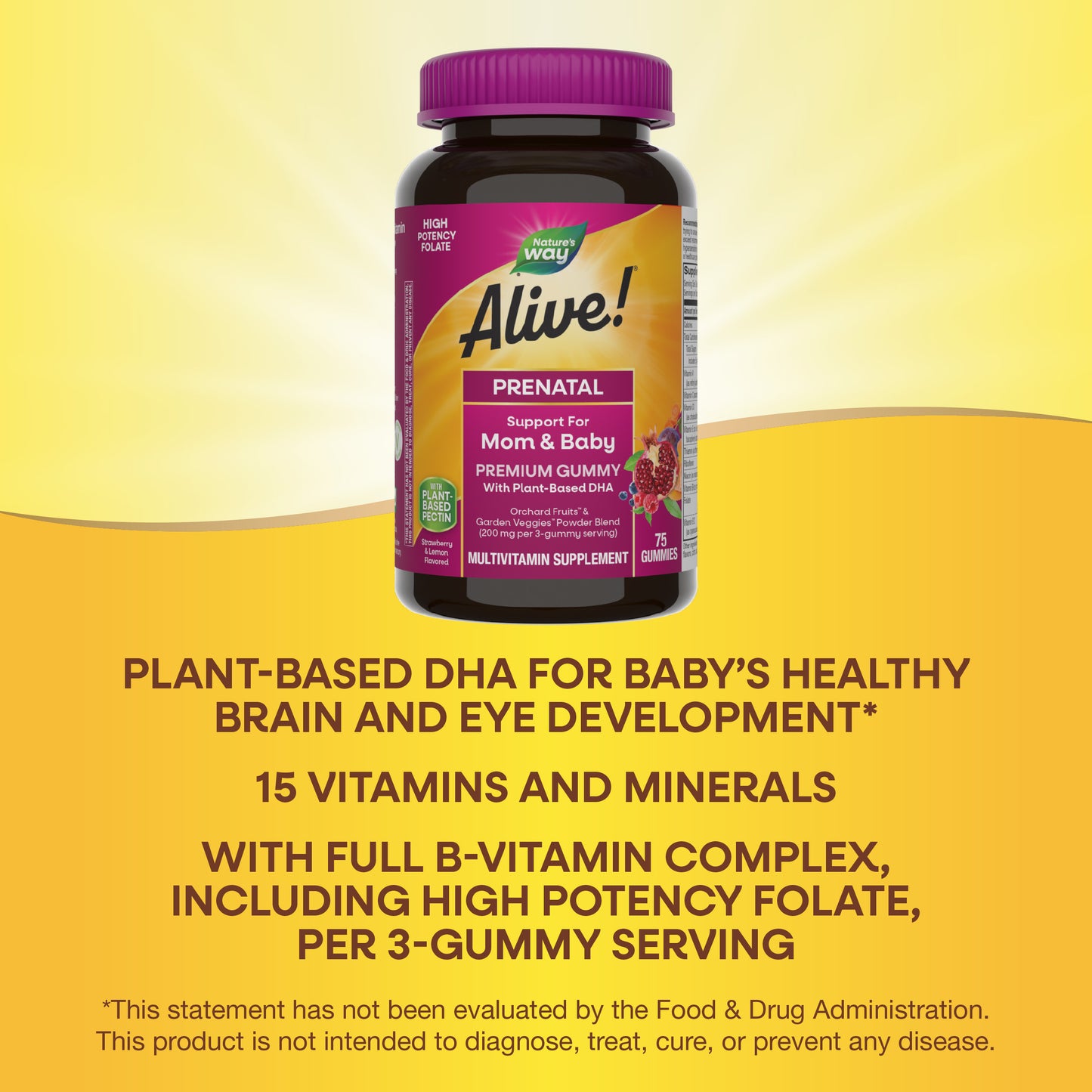 <{%MAIN3_10482%}>Nature's Way® | Alive!® Premium Prenatal Gummies