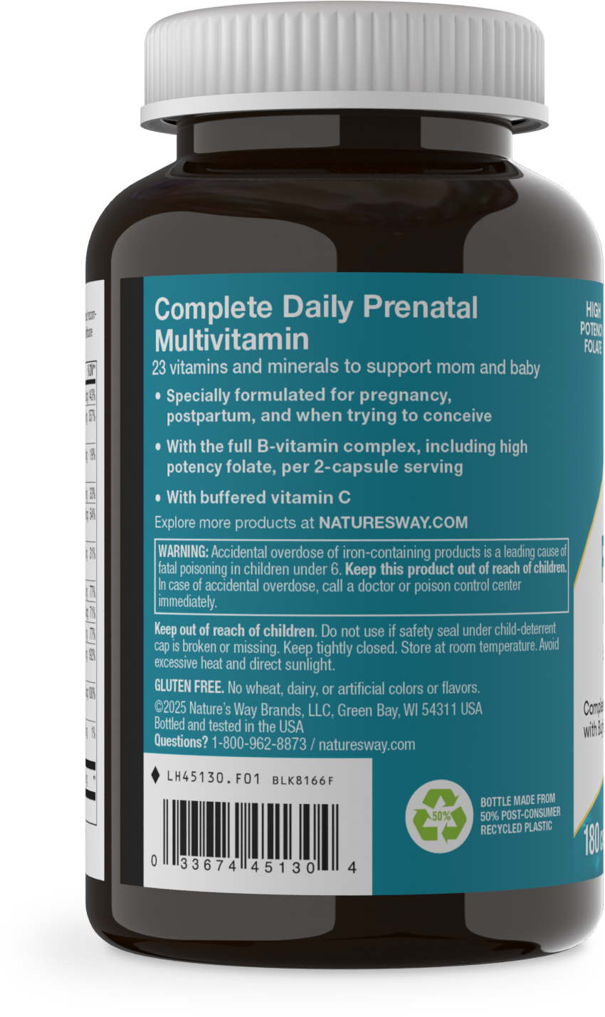 <{%MAIN8_45130%}>Nature's Way® | Prenatal Multivitamin - left side of pack