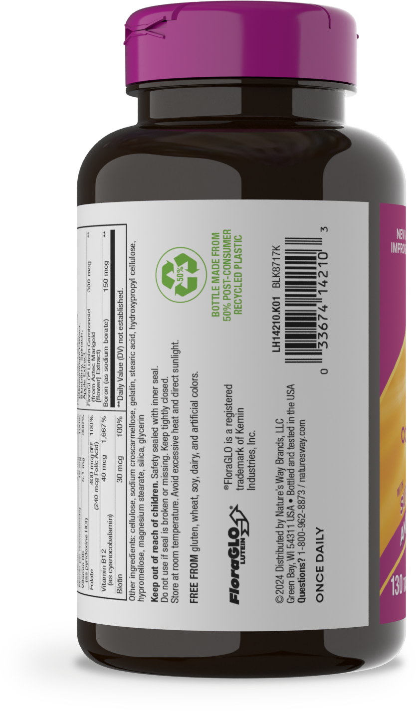 <{%MAIN27_14210%}>Nature's Way® | Alive! Women's 50+ Complete Multivitamin - left side of pack