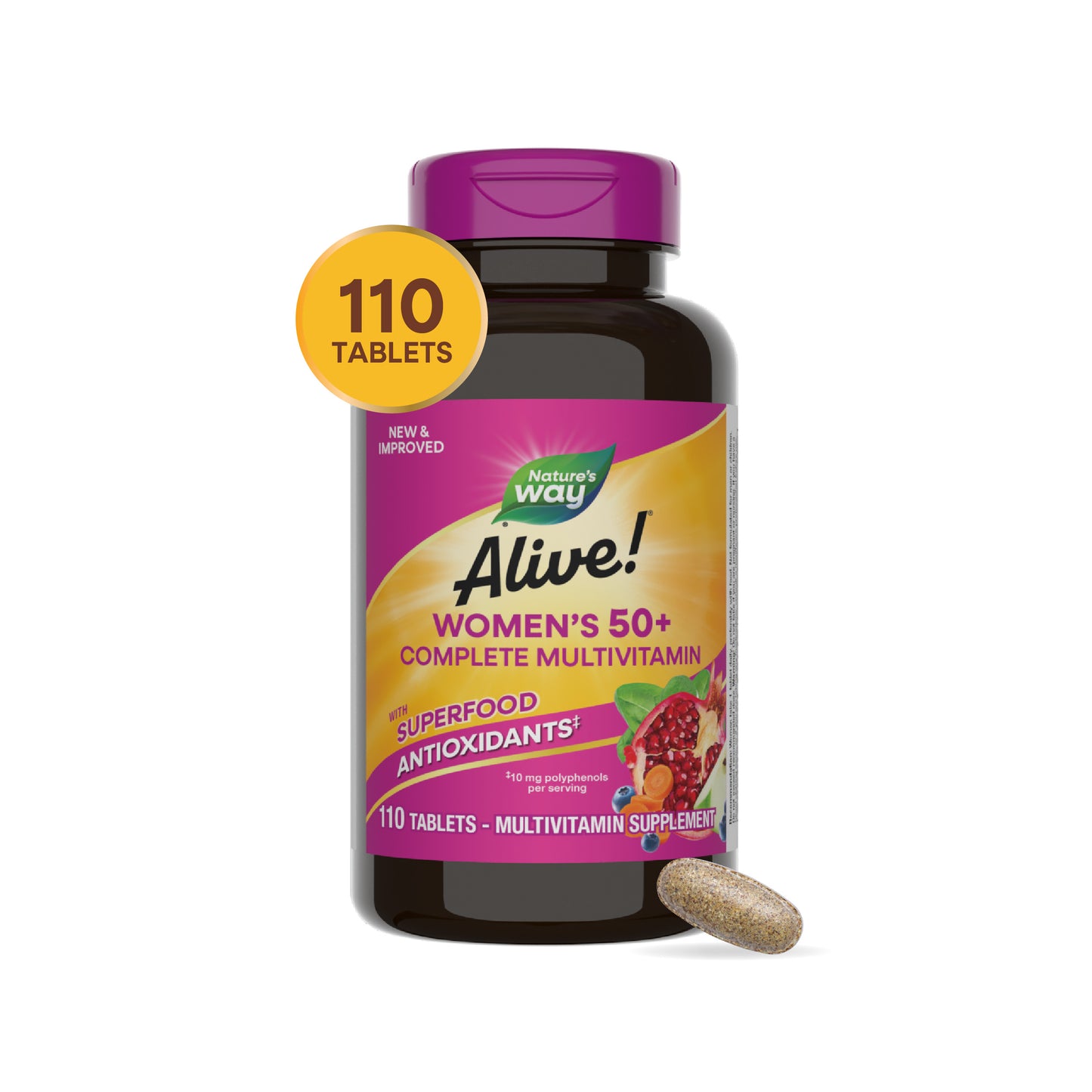 <{%MAIN6_13901%}>Nature's Way® | Alive!® Women's 50+ Complete Multivitamin