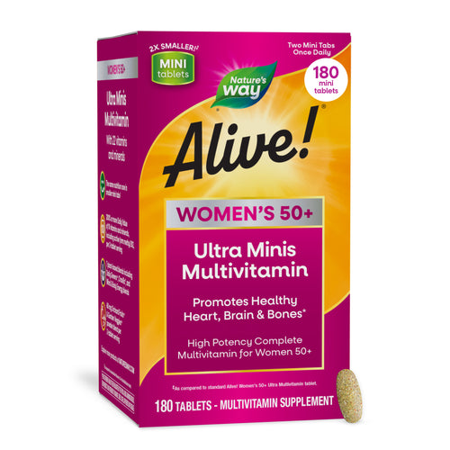 Nature's Way® | Alive! Women's 50+ Ultra Minis Multivitamin Sku:15974