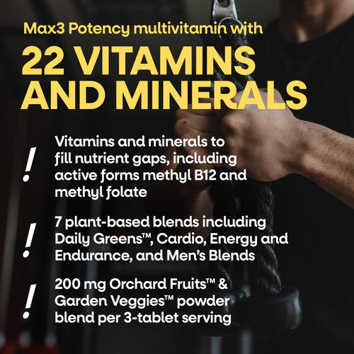 Nature's Way® | Alive! Max3 Potency Men's Complete Multivitamin Tablets Sku:15542