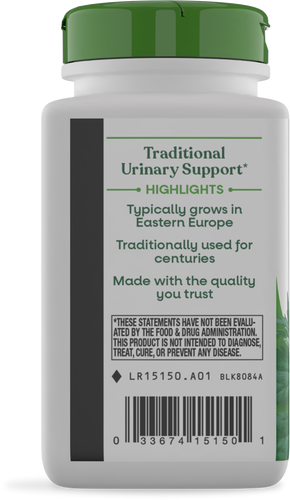 Nature's Way® | Nettle Leaf - left side of pack Sku:15150