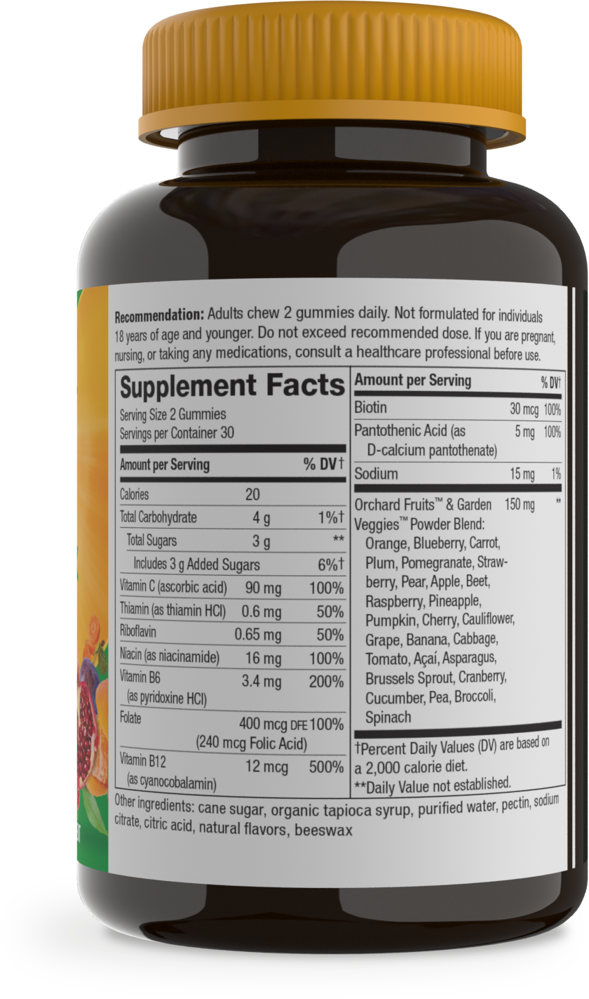 <{%MAIN2_10483%}>Nature's Way® | Alive! B-Complex Gummies - right side of pack