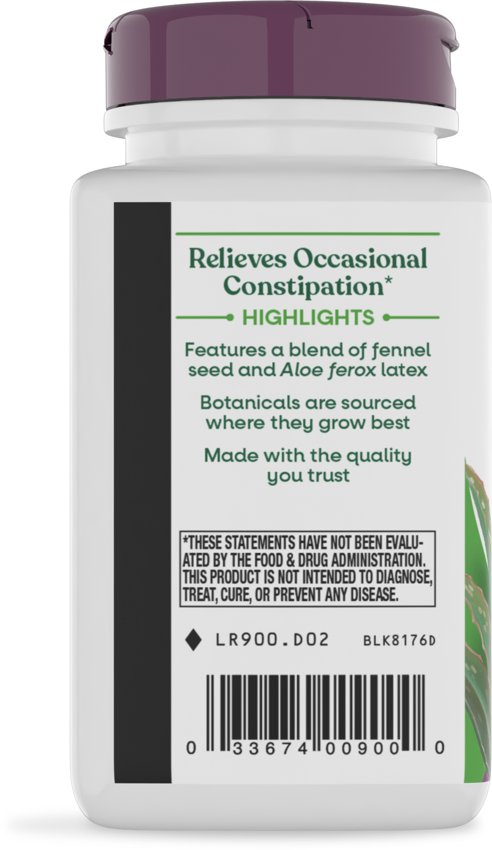 <{%MAIN8_900%}>Nature's Way® | Aloelax Premium Blend - left side of pack