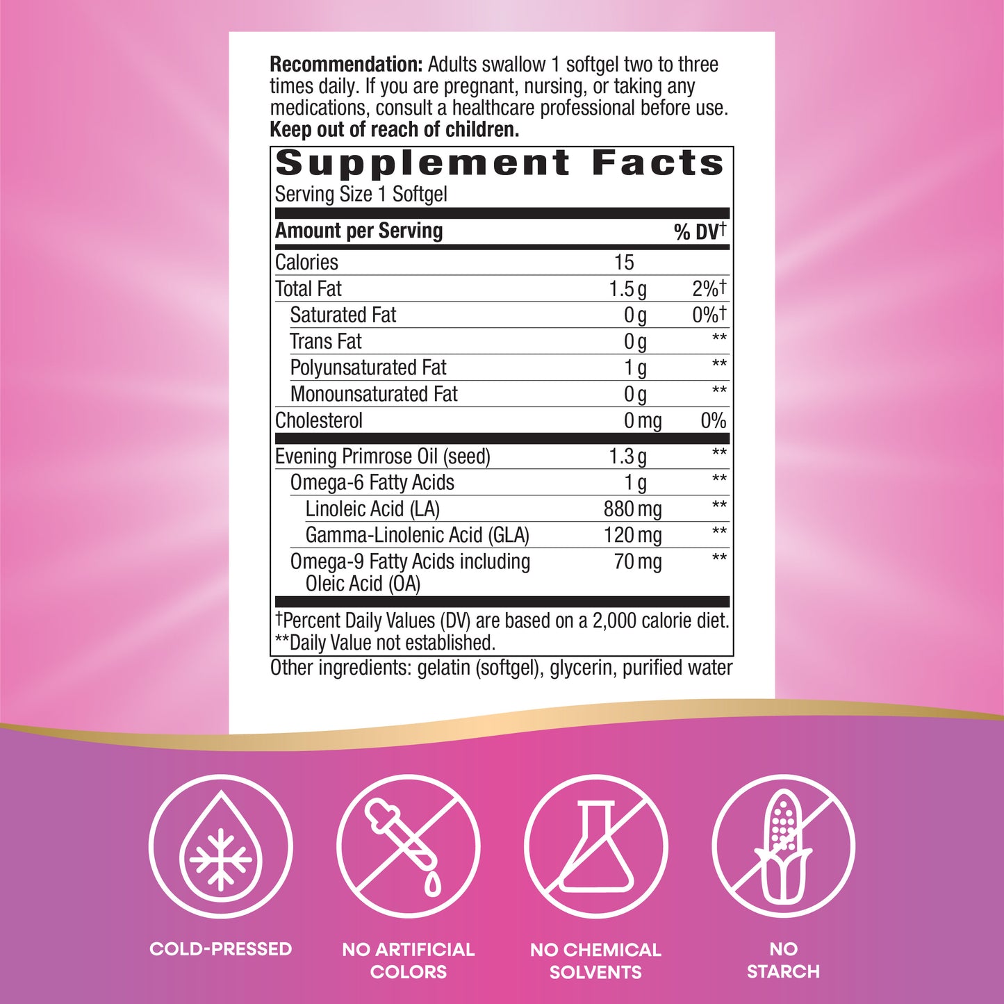 <{%MAIN10_15419%}>Nature's Way® | Evening Primrose Cold-Pressed Oil