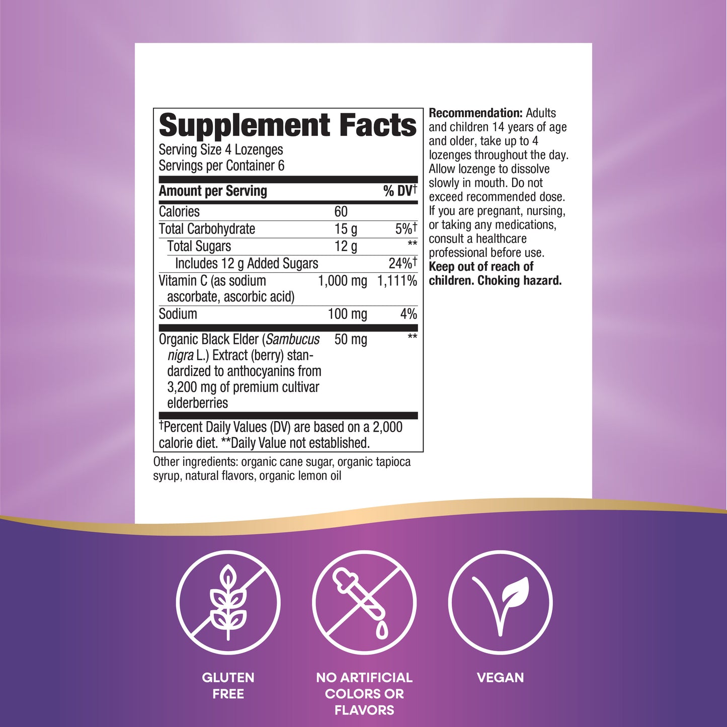 <{%MAIN4_12709%}>Nature's Way® | Sambucus Vitamin C Lozenges