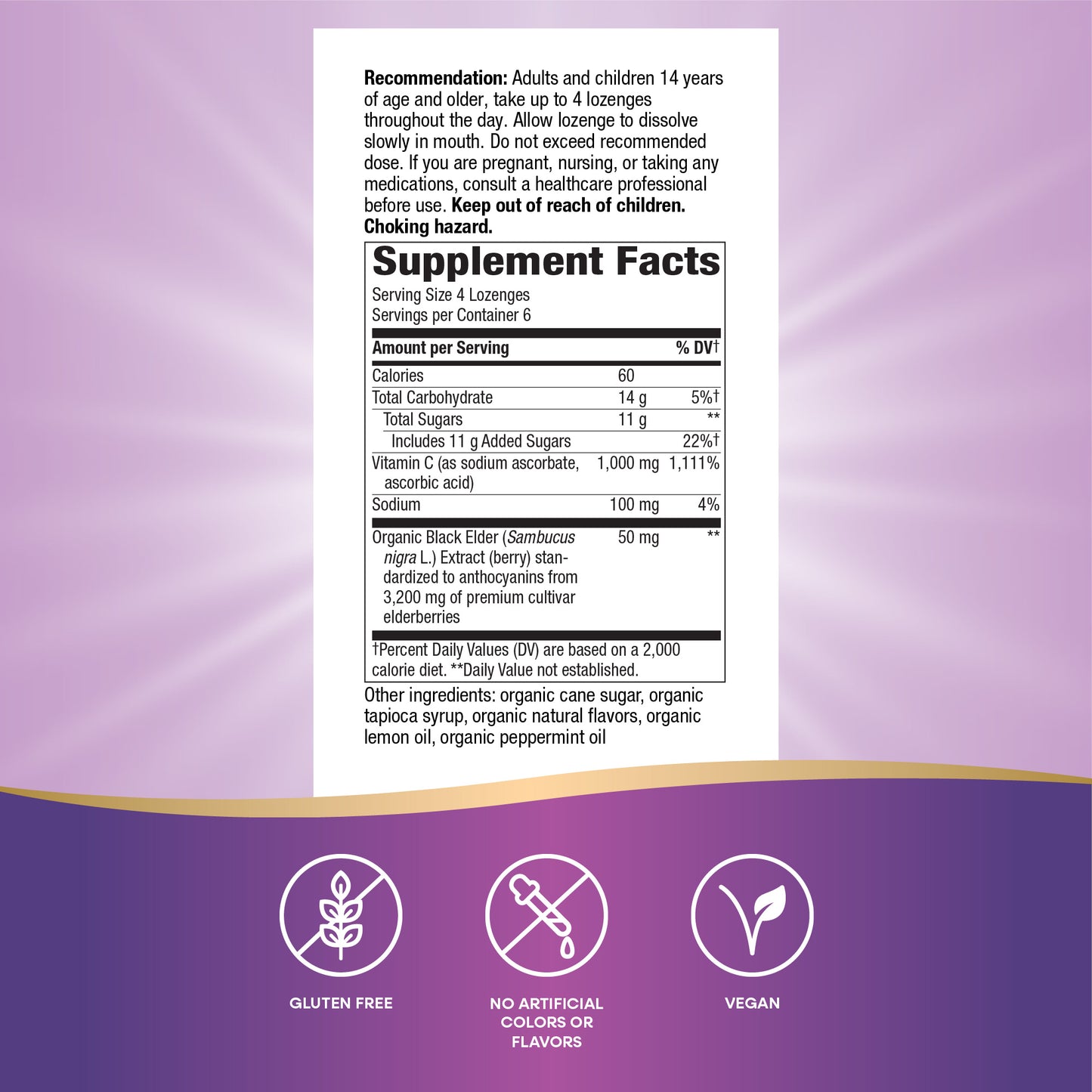 <{%MAIN10_12963%}>Nature's Way® | Sambucus Vitamin C Lozenges