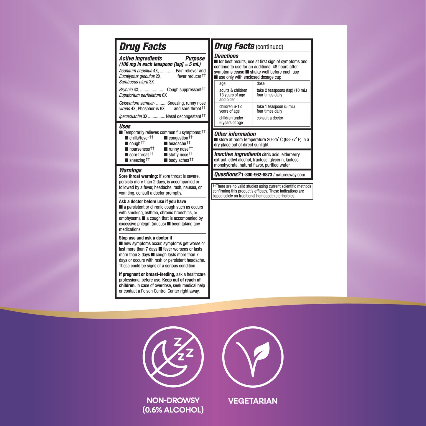<{%MAIN6_15803%}>Nature's Way® | Sambucus Flu Relief Elderberry Syrup