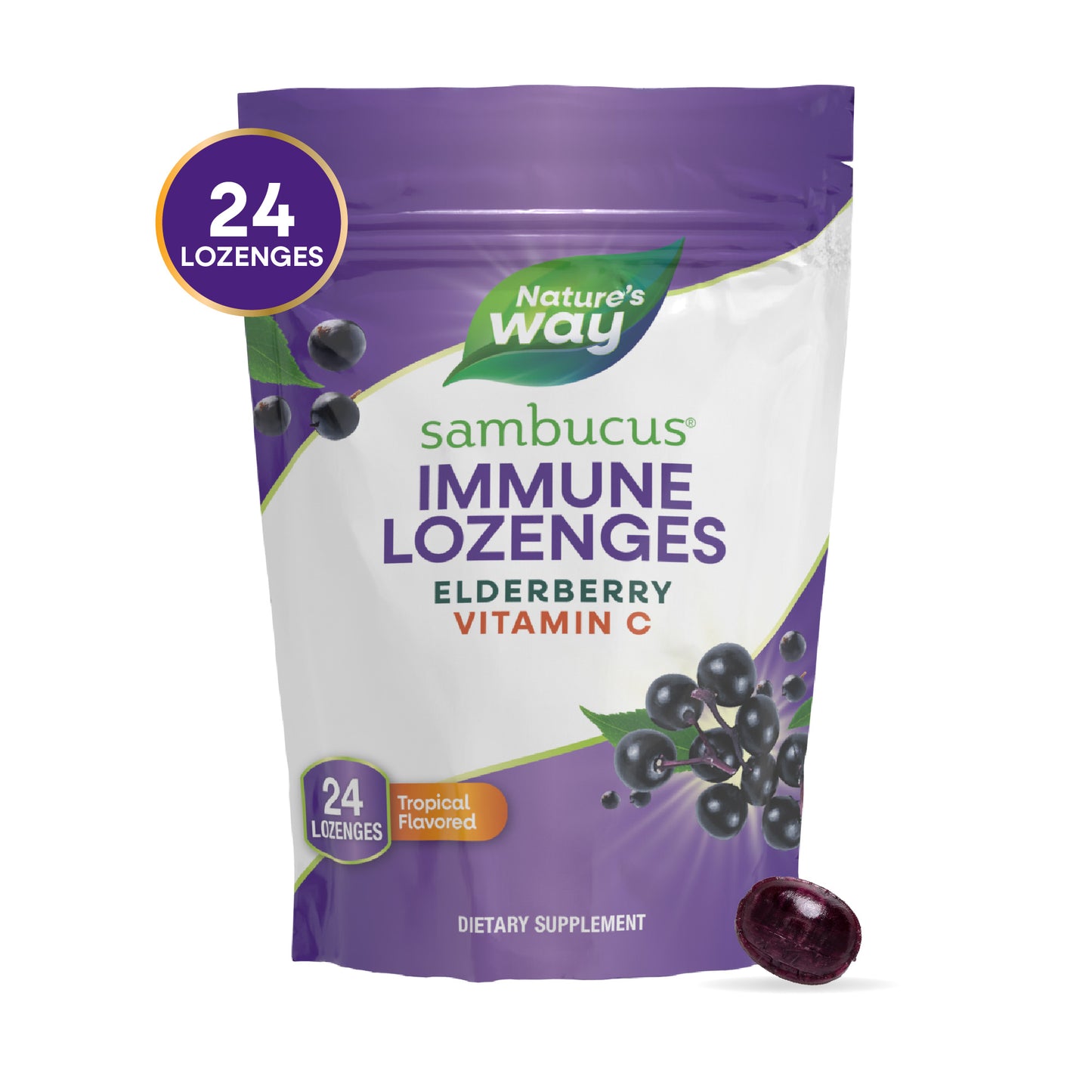 <{%MAIN12_12963%}>Nature's Way® | Sambucus Vitamin C Lozenges