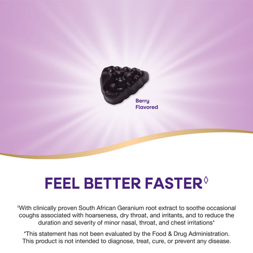 Nature's Way® | Sambucus Cough Relief♢ + Immune* Elderberry Gummy Sku:13610