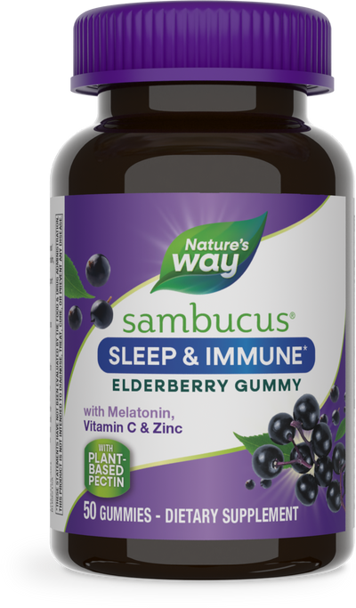 <{%PRIMARY_13496%}>Nature's Way® | Sambucus Sleep + Immune Gummies, 50 gummies