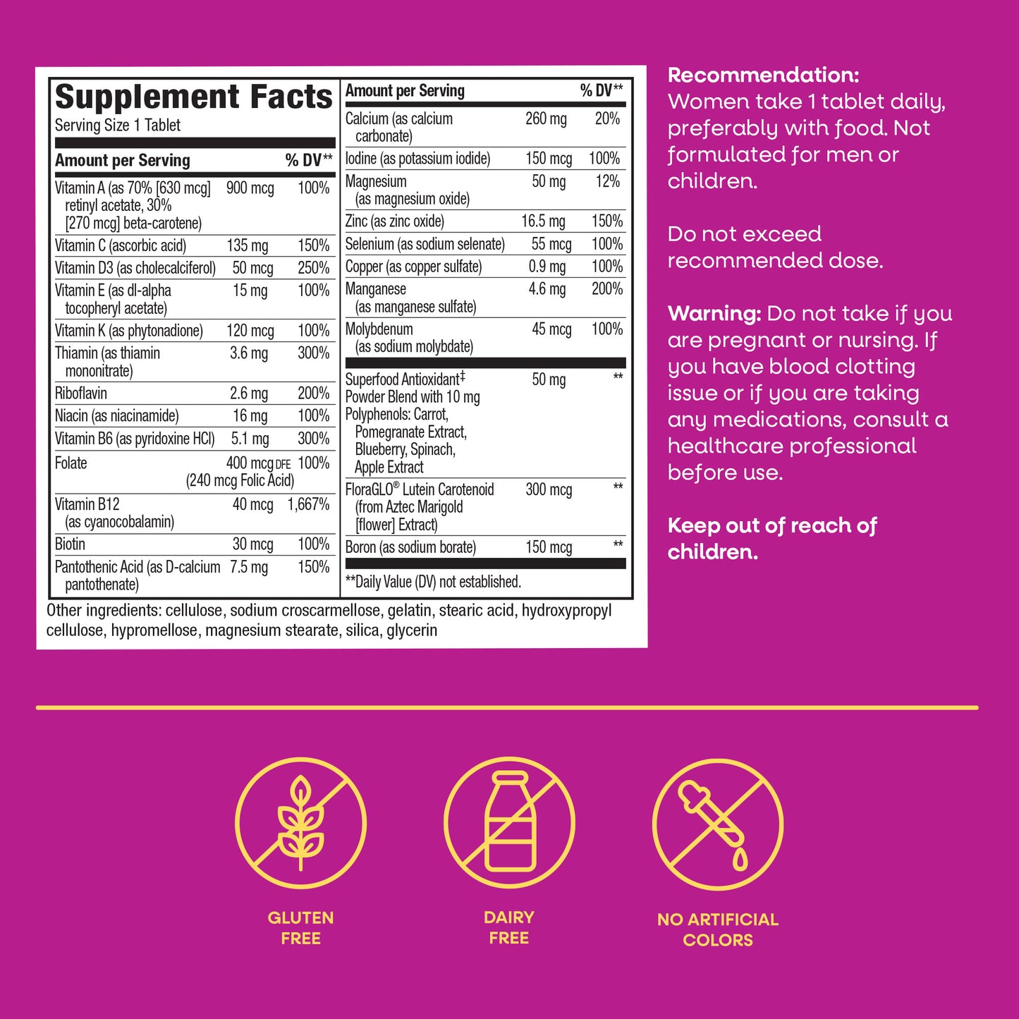 <{%MAIN18_14210%}>Nature's Way® | Alive! Women's 50+ Complete Multivitamin