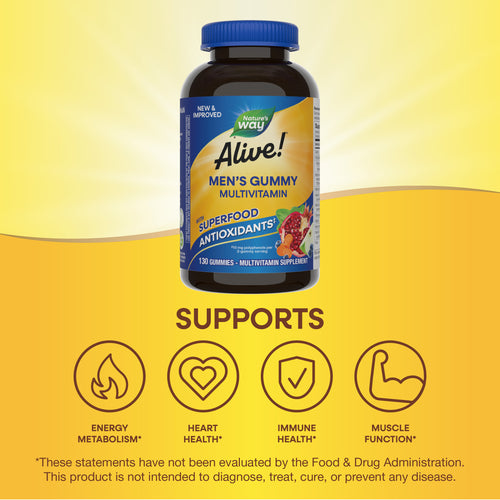 Nature's Way® | Alive! Men's Gummy Multivitamin Sku:14031