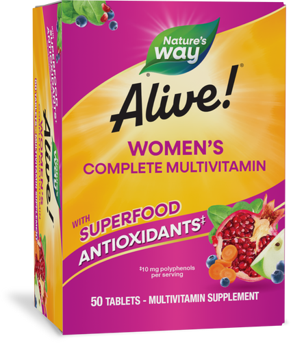 Nature's Way® | Alive! Women's Complete Multivitamin, 50 tablets Sku:13663