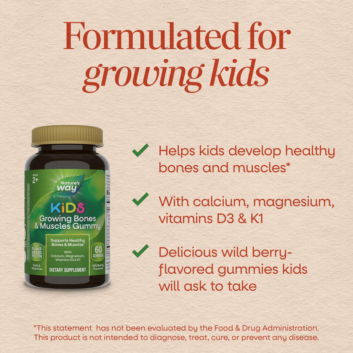 <{%MAIN2_13371%}>Nature's Way® | Kids Growing Bones & Muscles Gummies