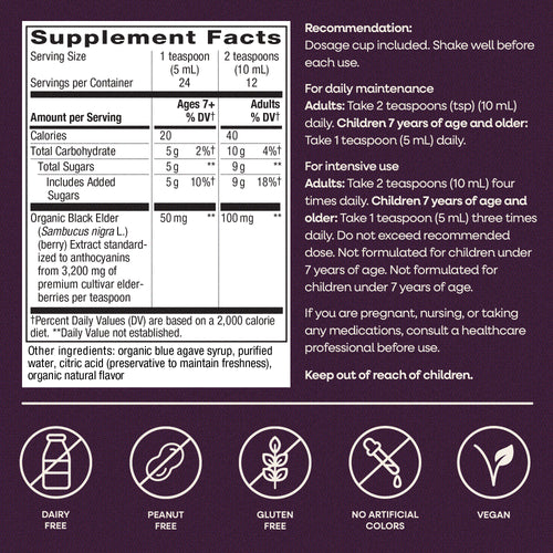 Nature's Way® | Sambucus Traditional Elderberry Immune Syrup Sku:15796