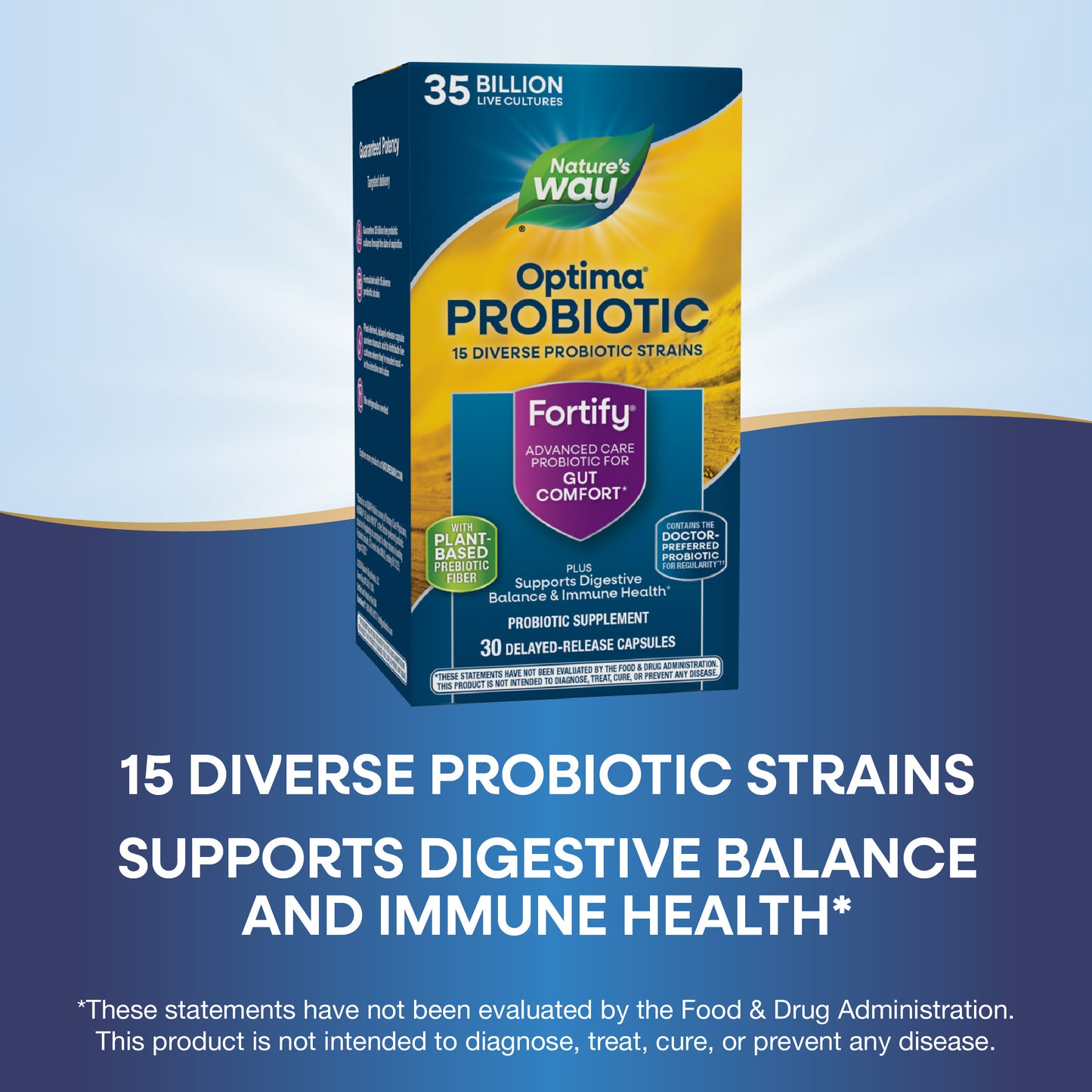 <{%MAIN3_15652%}>Nature's Way® | Fortify Optima 35 Billion Probiotic