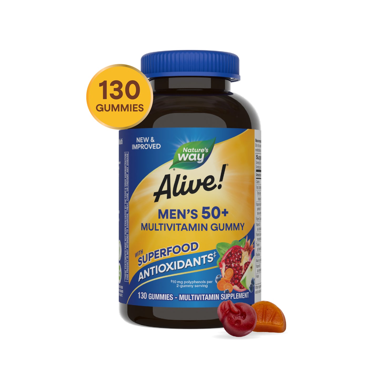 <{%MAIN11_15151%}>Nature's Way® | Alive! Men's 50+ Gummy Multivitamin