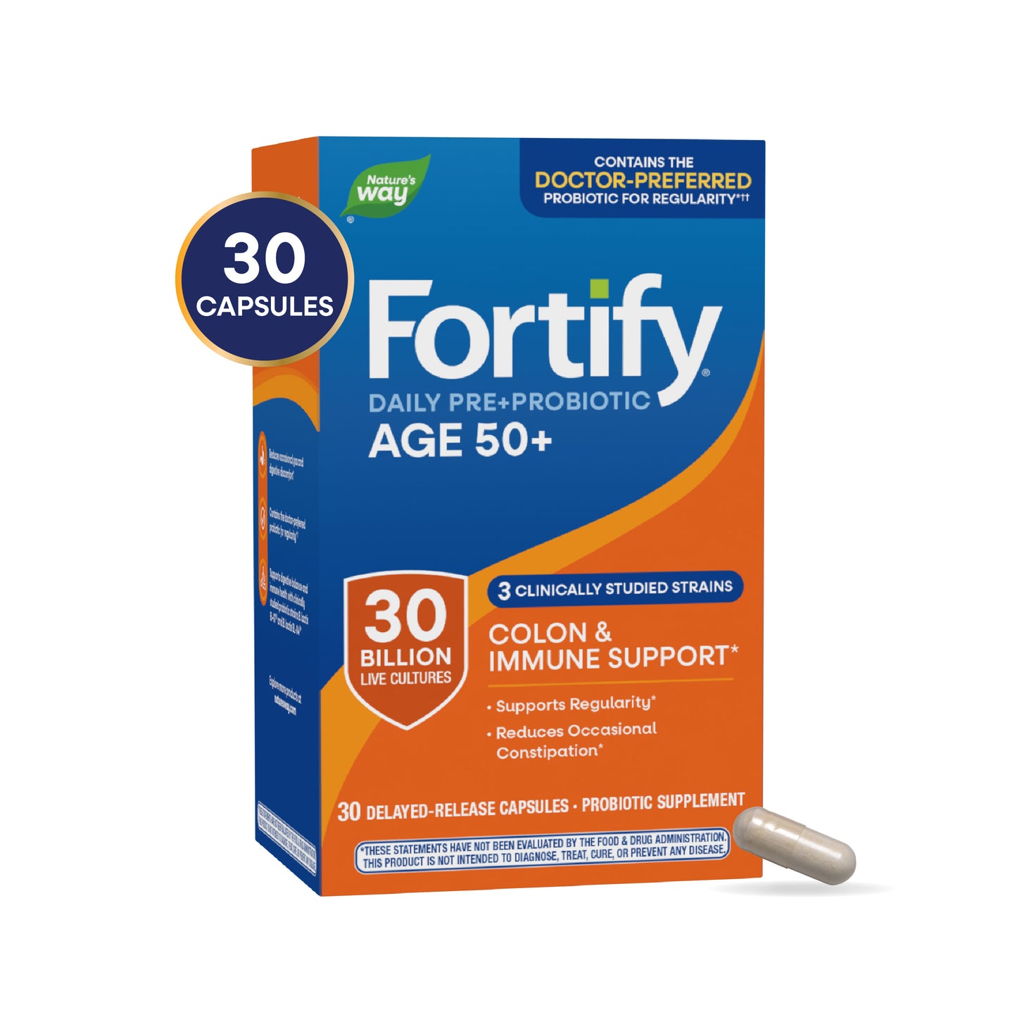 <{%MAIN6_10293%}>Nature's Way® | Fortify Daily Pre+Probiotic Adults 50+