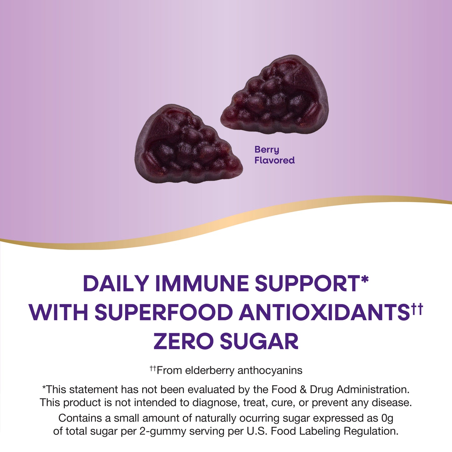 <{%MAIN2_14616%}>Nature's Way® | Sambucus Elderberry Zero Sugar Immune Gummy