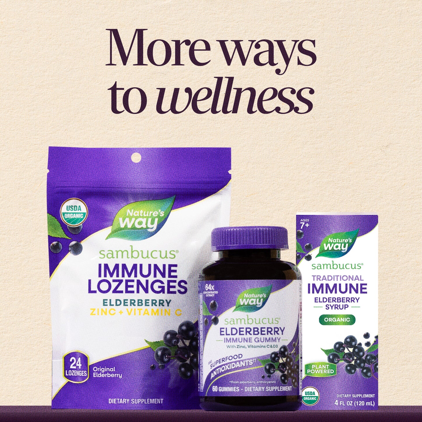 <{%MAIN7_15332%}>Nature's Way® | Sambucus Traditional Elderberry Immune Syrup