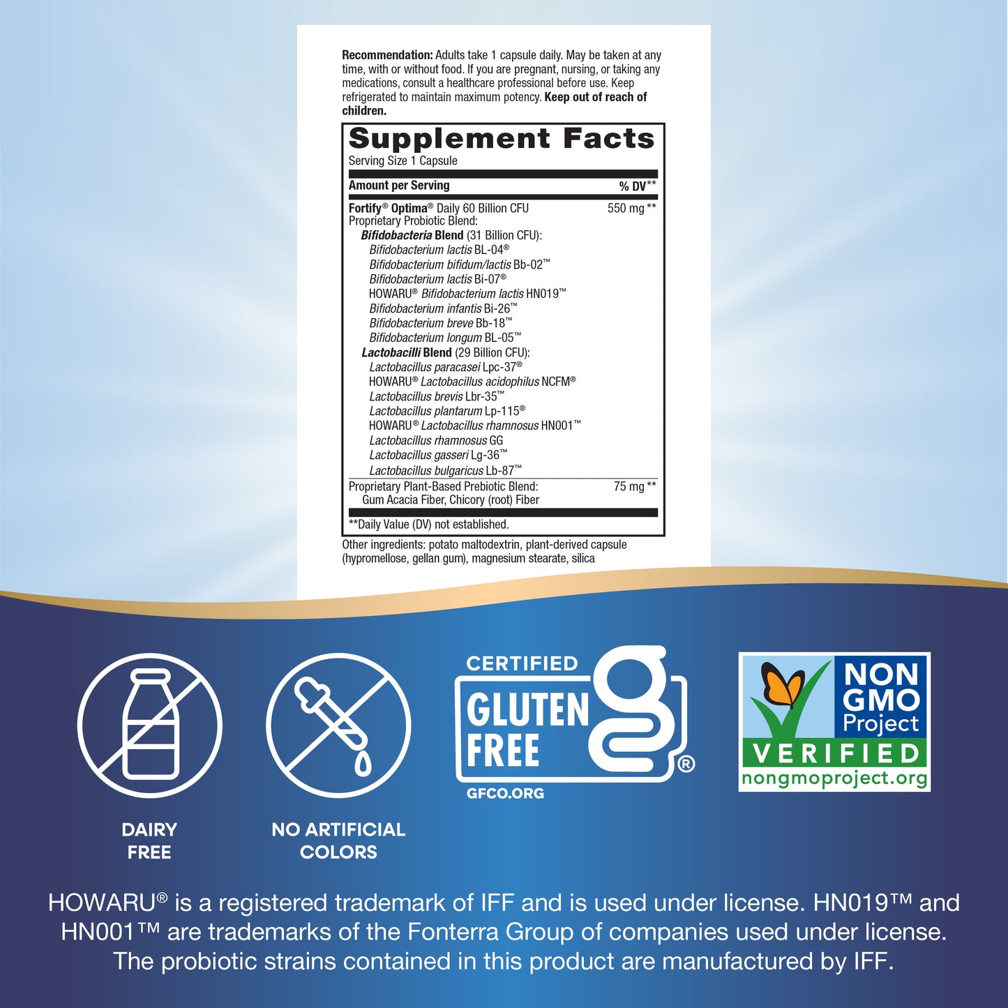 <{%MAIN4_15783%}>Nature's Way® | Fortify Optima Advanced Care 60 Billion Probiotic