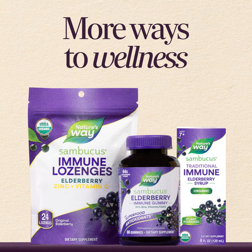 Nature's Way® | Sambucus Traditional Elderberry Immune Syrup Sku:15796