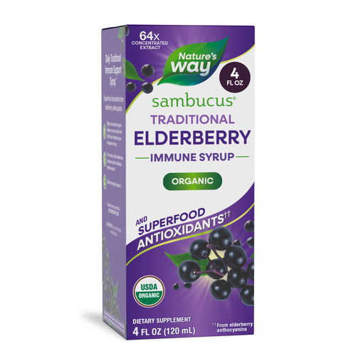 Nature's Way® | Sambucus Traditional Elderberry Immune Syrup Sku:15796