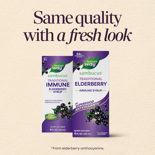 Nature's Way® | Sambucus Traditional Elderberry Immune Syrup Sku:6970