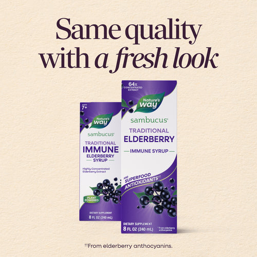 Nature's Way® | Sambucus Traditional Elderberry Immune Syrup Sku:15332