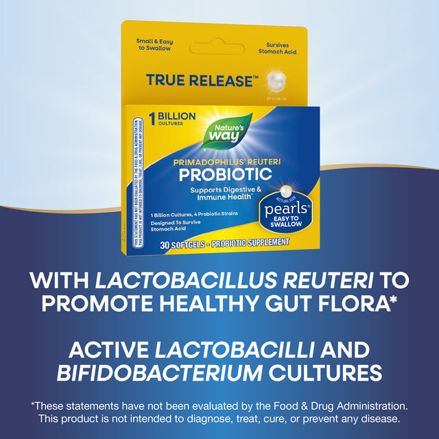 <{%MAIN3_15752%}>Nature's Way® | Primadophilus Reuteri Pearls Probiotics