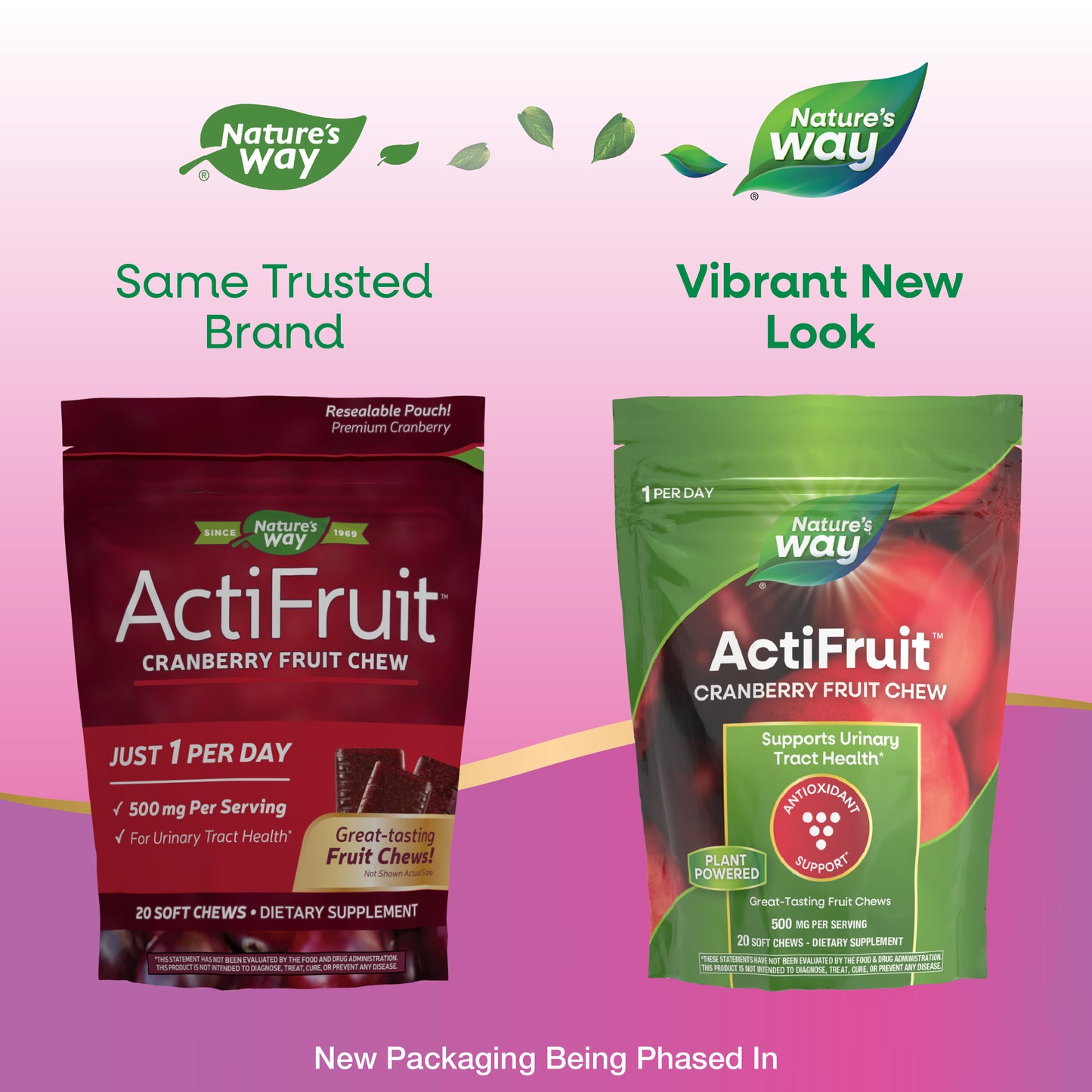 <{%MAIN1_07842IP%}>Nature's Way® | ActiFruit - package updates old to new