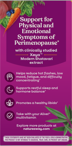 Nature's Way® | Alive Perimenopause - left side of pack Sku:15935