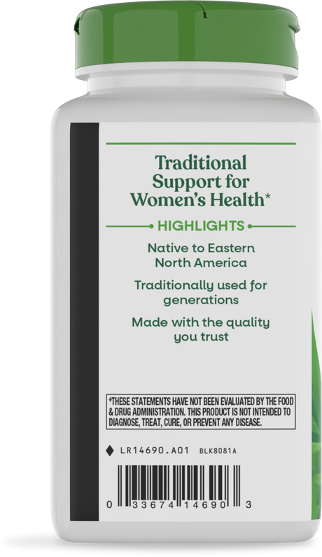 <{%360IMAGE6_14690%}>Nature's Way® | Black Cohosh Root - left side of pack