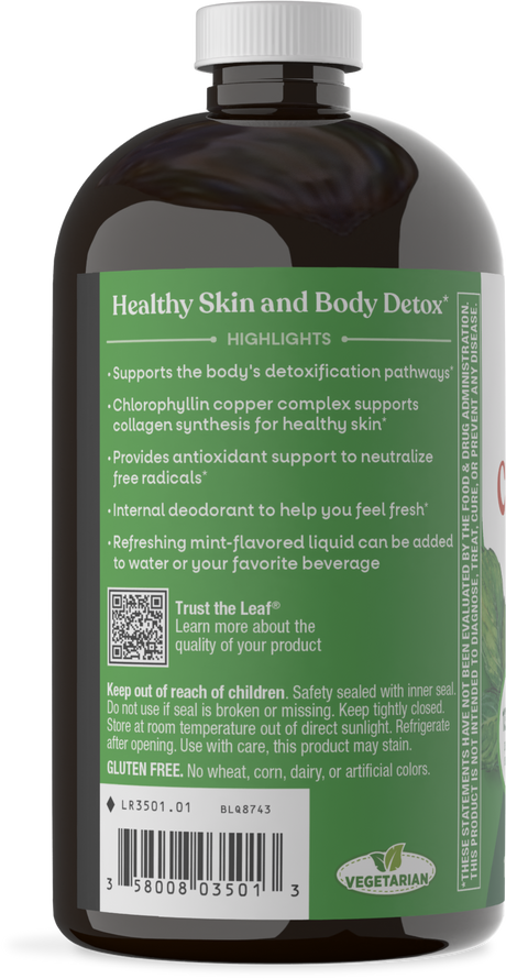 <{%360IMAGE5_3501%}>Nature's Way® | Chlorofresh Liquid Chlorophyll - left side of pack
