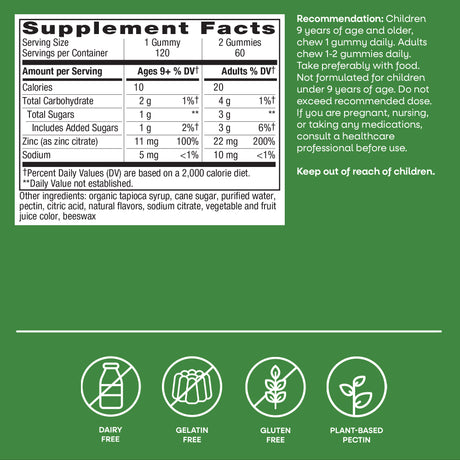 <{%MAIN4_13701%}>Nature's Way® | Zinc Gummies