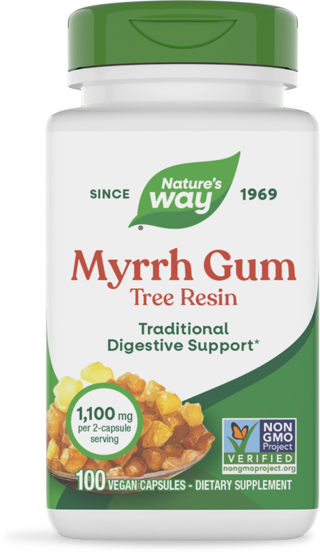 <{%PRIMARY_15100%}>Nature's Way® | Myrrh Gum Tree Resin, 100 capsules