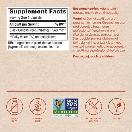 <{%MAIN10_14690%}>Nature's Way® | Black Cohosh Root