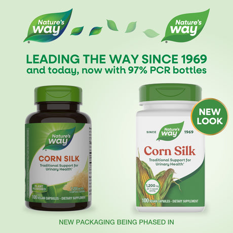 <{%MAIN1_14152%}>Nature's Way® | Corn Silk - package updates old to new