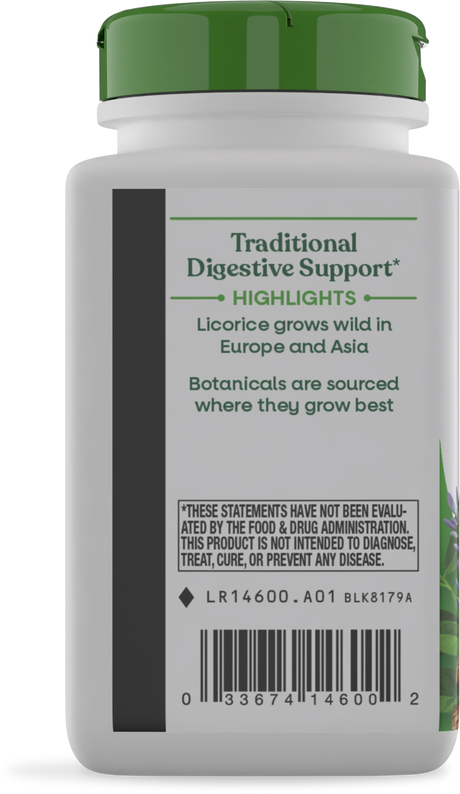 <{%360IMAGE2_14600%}>Nature's Way® | Licorice Root - left side of pack