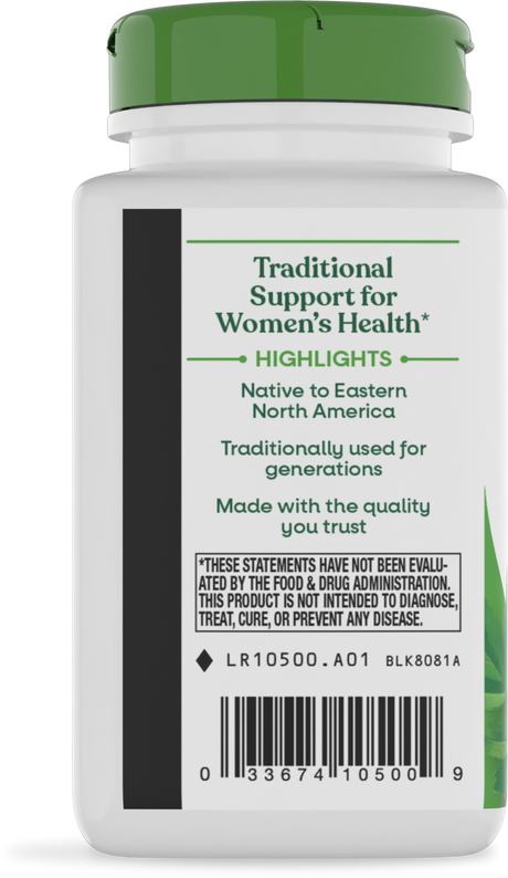 <{%360IMAGE2_10500%}>Nature's Way® | Black Cohosh Root - left side of pack