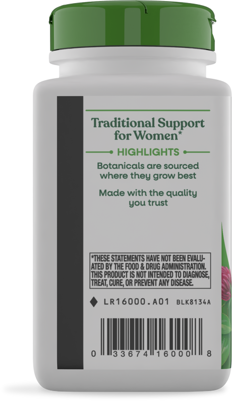 <{%360IMAGE2_16000%}>Nature's Way® | Red Clover Blossom / Herb - left side of pack
