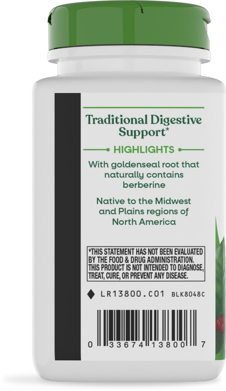 <{%360IMAGE6_13800%}>Nature's Way® | Goldenseal Root - left side of pack