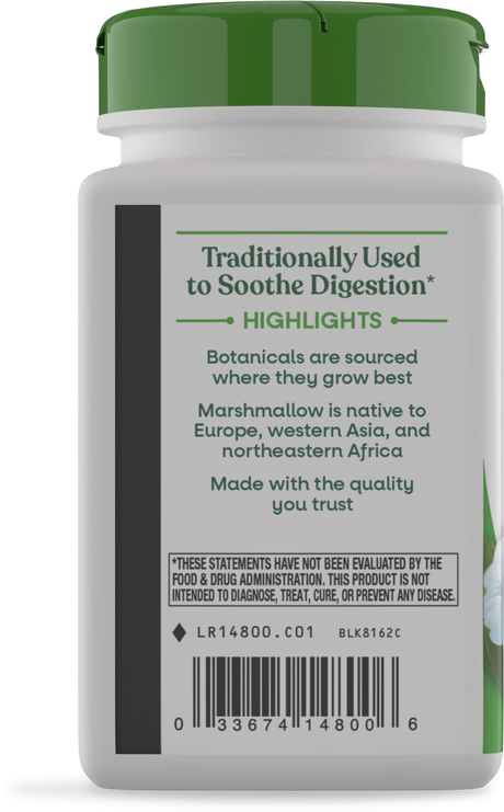 <{%360IMAGE2_14800%}>Nature's Way® | Marshmallow Root - left side of pack