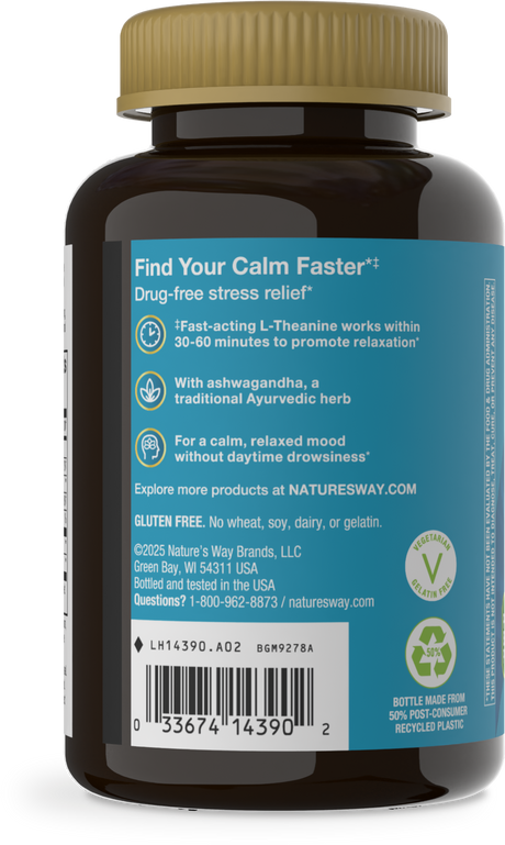 <{%360IMAGE2_14390%}>Nature's Way® | Quick Calm Gummy - left side of pack