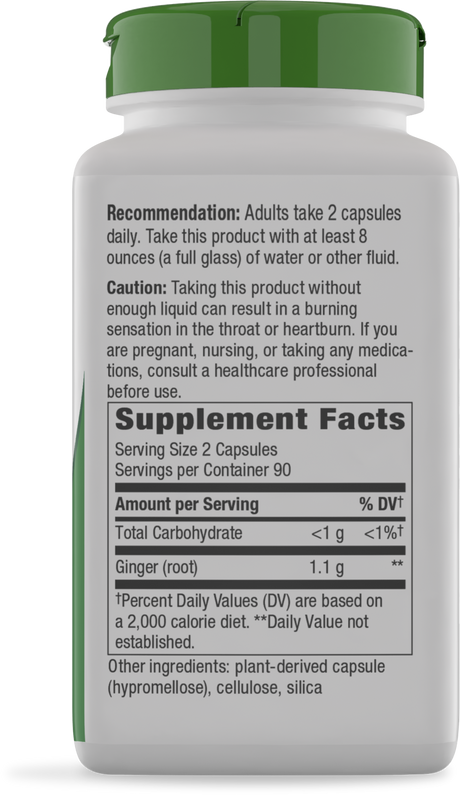 <{%360IMAGE1_13108%}>Nature's Way® | Ginger Root - right side of pack